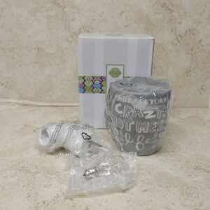 Scentsy "Crazy Hot Mess" Mini Wax Warmer Wall Plug In New Open Box